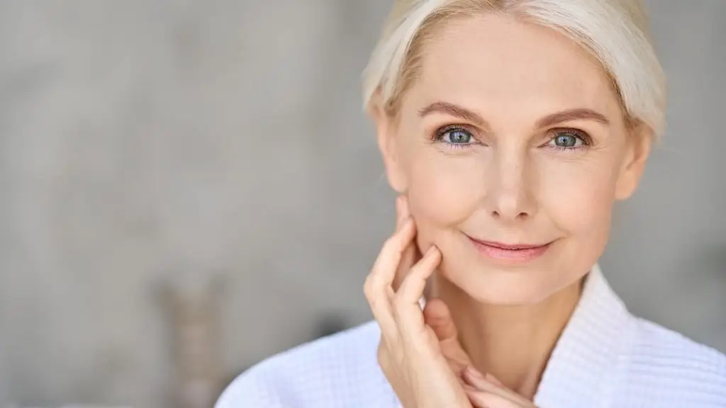 Portrait of an Older Woman with Beautiful Skin