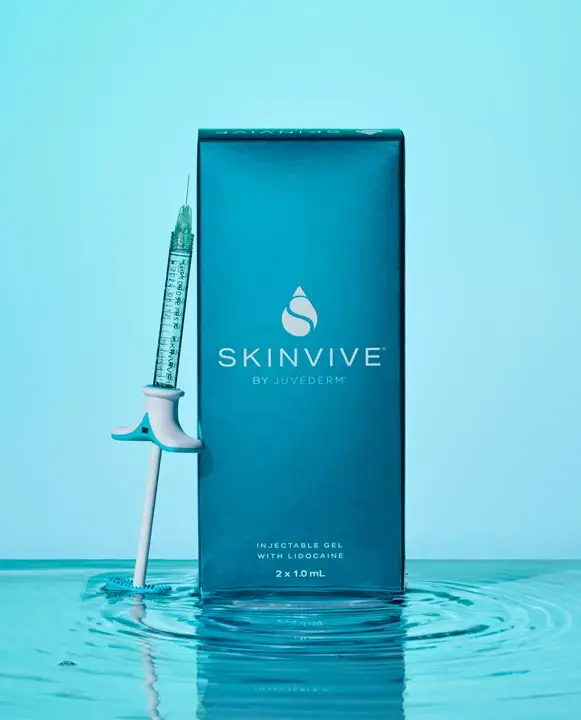 skinvive injectable gel beauty treatment product box beauty shot